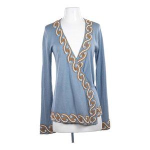 Jeannie McQueeny Cardigans MED Blue